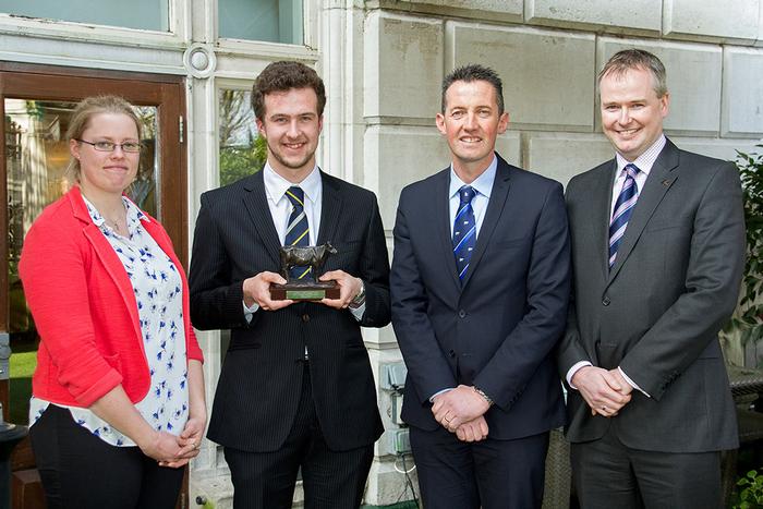 Winner, Andrew Harrison with from left, Louis Smith, Kirstie Baird, Cennydd Jones, Phillip Donaldson  and Rachel Beasley