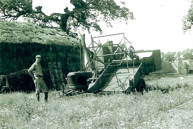 Alan Bone, Becky's late grandad, on his farm