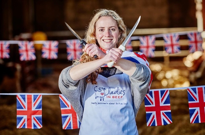 Young butcher Sophie Cumber