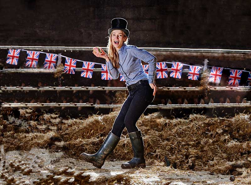 Sophie says to look out for the Red Tractor logo, so you know your meat is fully traceable from farm to fork