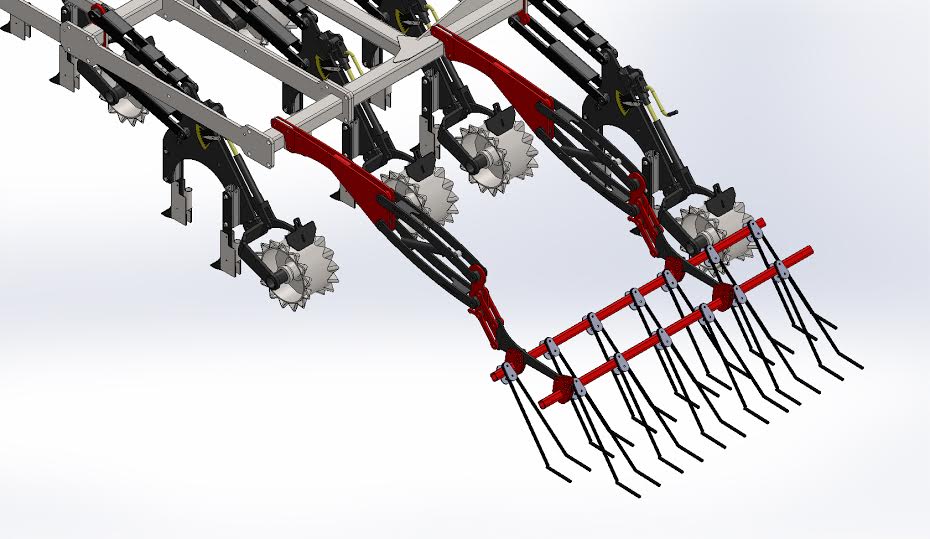 Dale Drills new following harrow