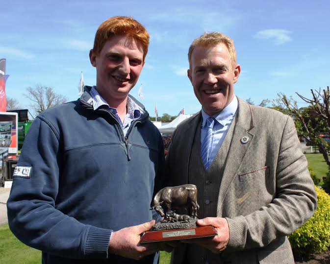 James Bonner future beef farmer challenger winner 2015 with Adam Henson
