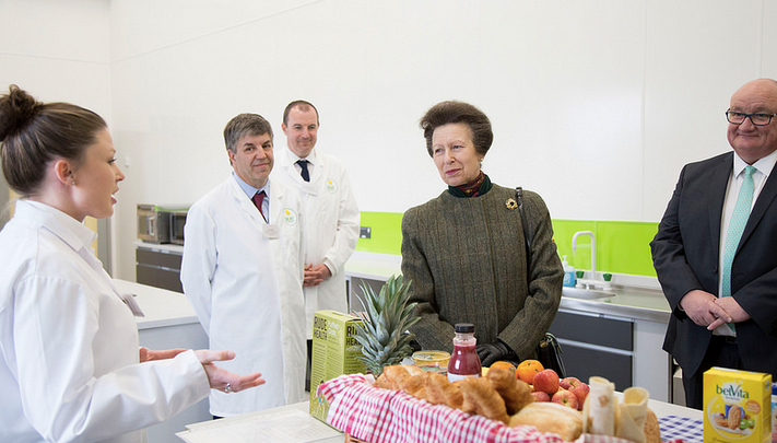 HRH Princess Royal opens Dairy Crest Innovation Centre
