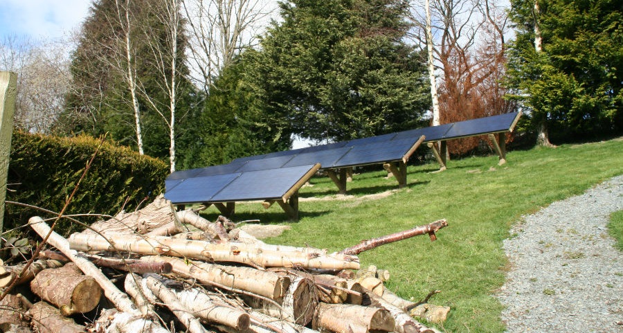 In 2012 the Jones family decided to diversify into renewable energy and installed 104 kw of solar panels