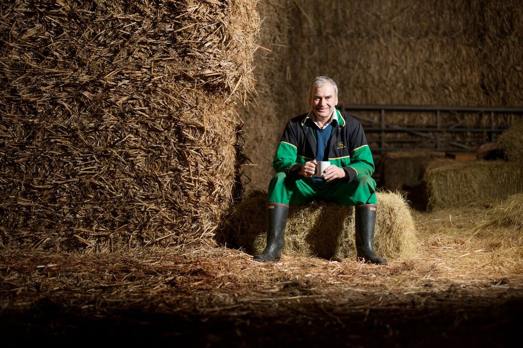 Somerset miscanthus grower, Richard Gothard