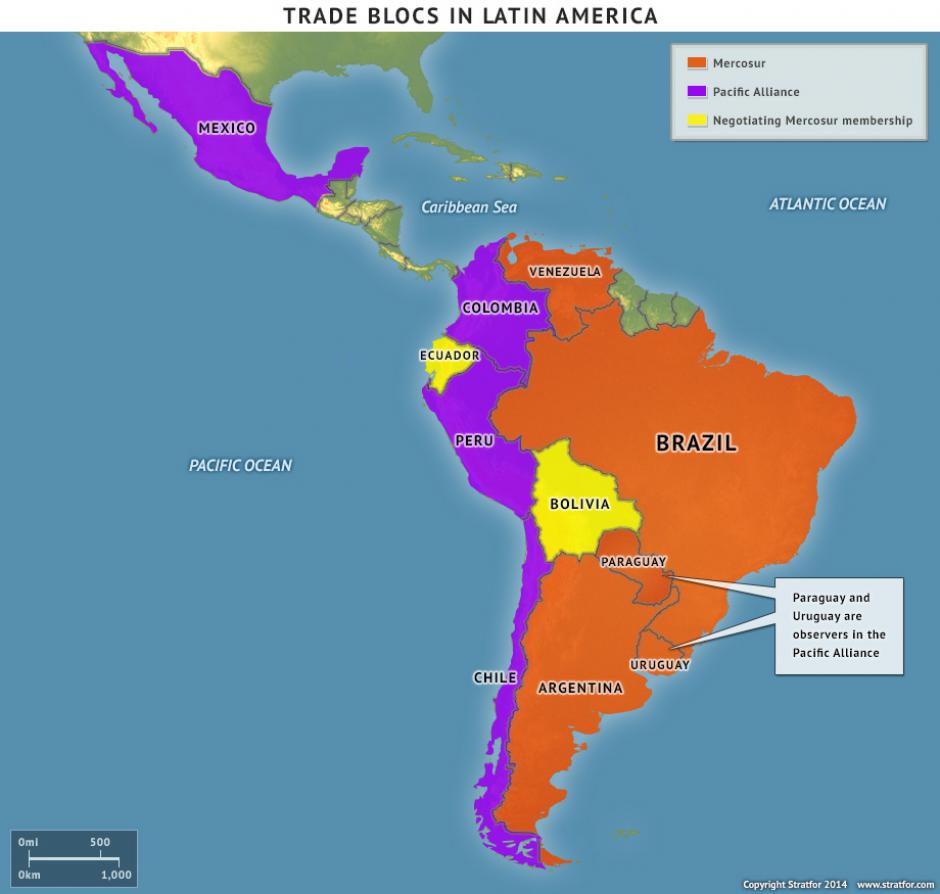 Trade blocs in Latin America