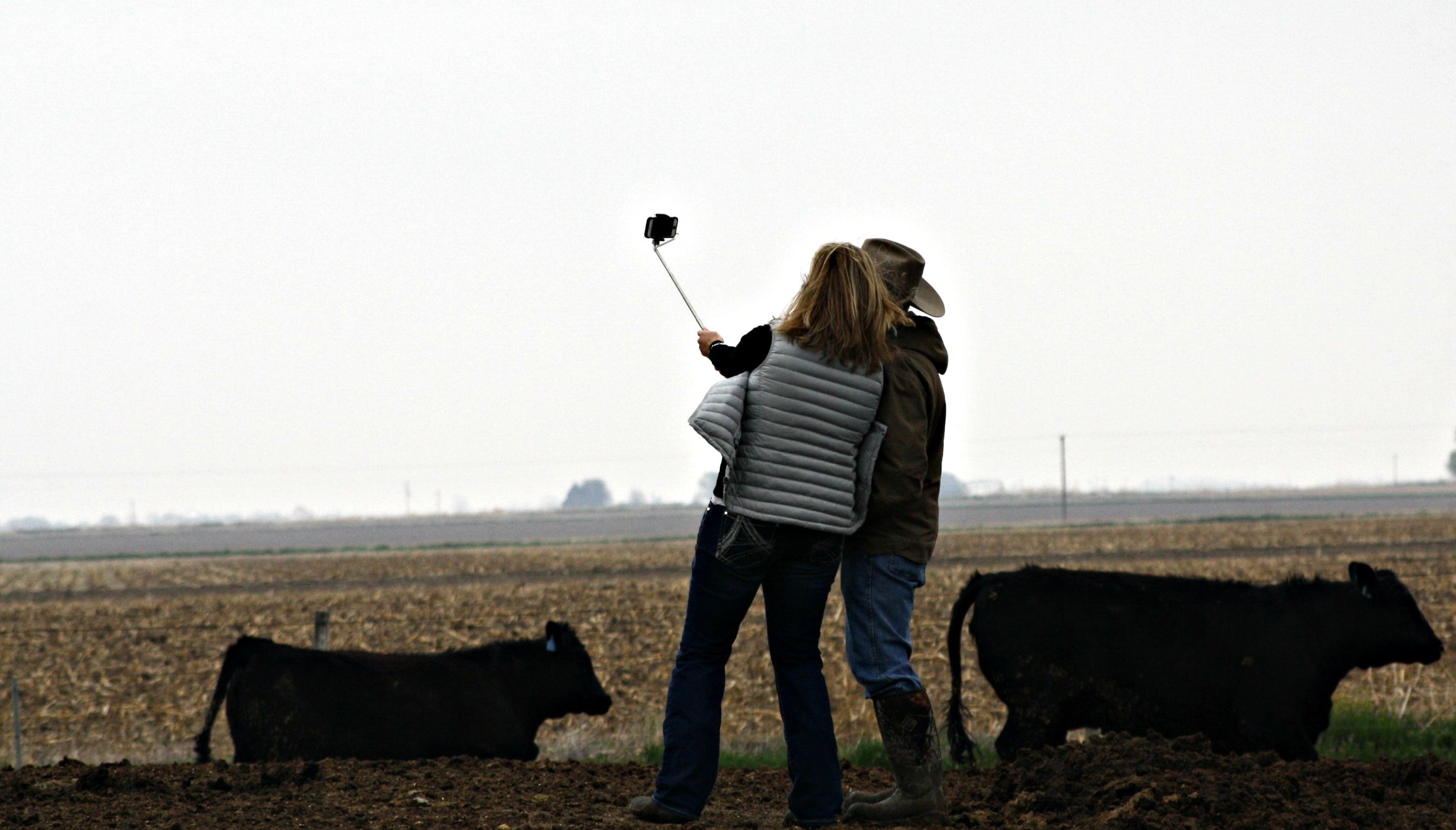 The best selfies are taken down on the farm!