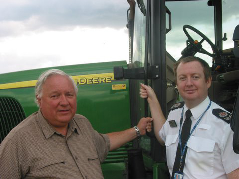 Kent Police officer ChrisOlder & NFU Andy Small