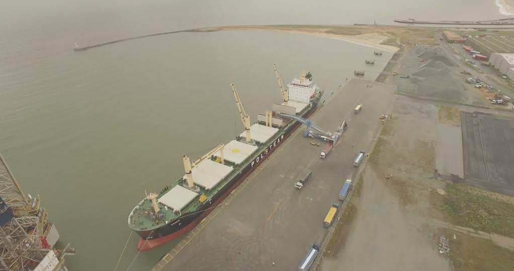 The millionth tonne of grain to be exported through Gleadell’s deep-water port facility at Peel Ports Great Yarmouth was loaded this week