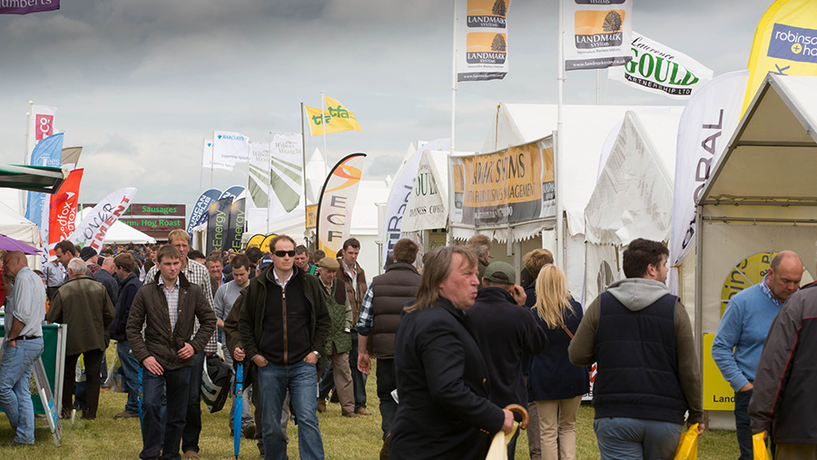 Visitors at the Cereals event
