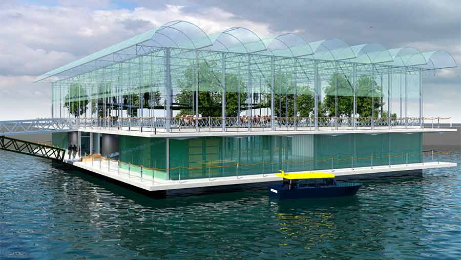 The Floating Farm will produce different kinds of dairy products