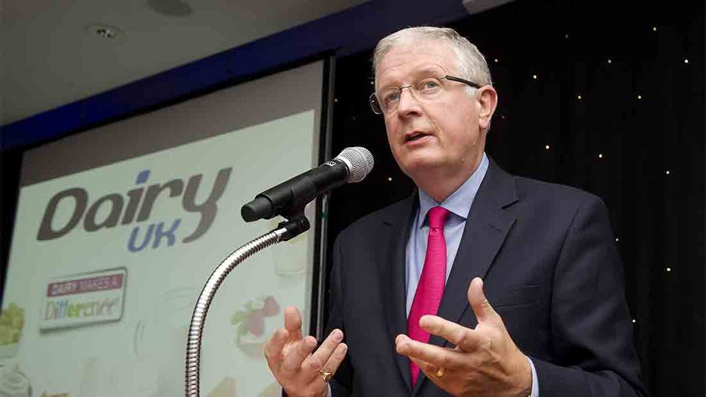 Dairy UK chairman, Dr David Dobbin