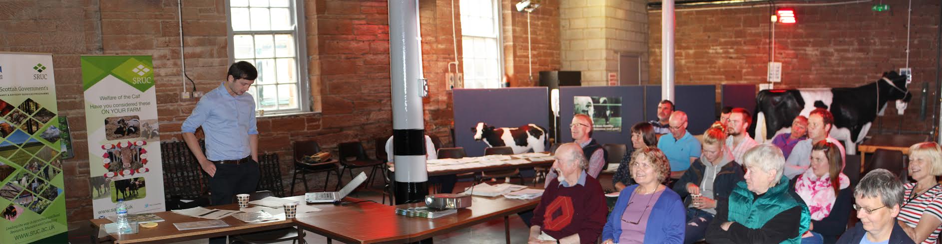 SAC Consultant Sam Henderson outlining the EU requirements of ear tagging