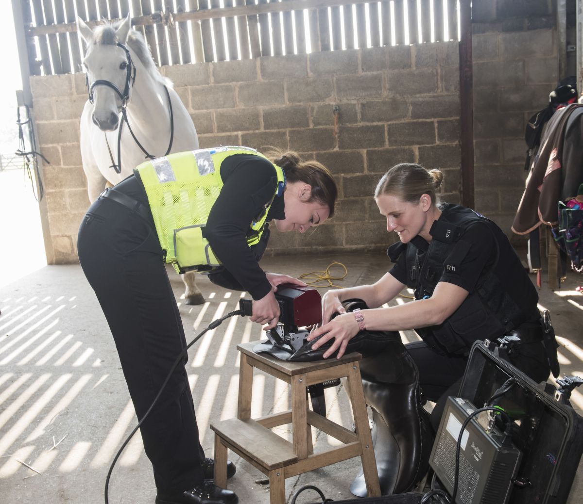 Free tack marking sessions have been arranged across North Yorkshire to help people protect their tack from criminals