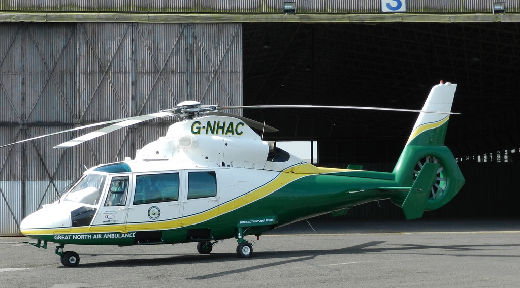 The ambulance crew requested the Great North Air Ambulance Service (GNAAS) helicopter