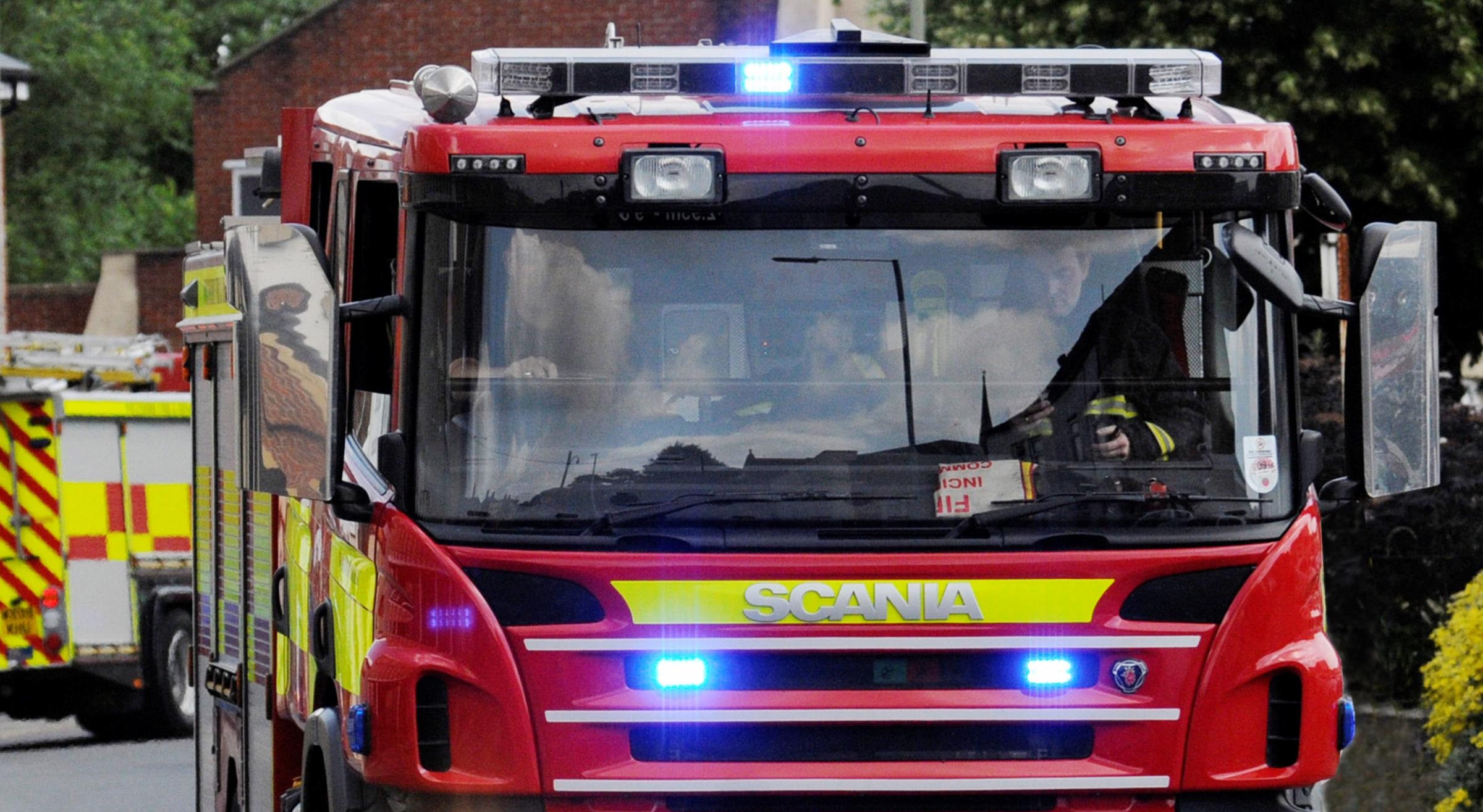 Dorset & Wiltshire Fire and Rescue Service was called to the farm in Brick Hill at 8.55pm