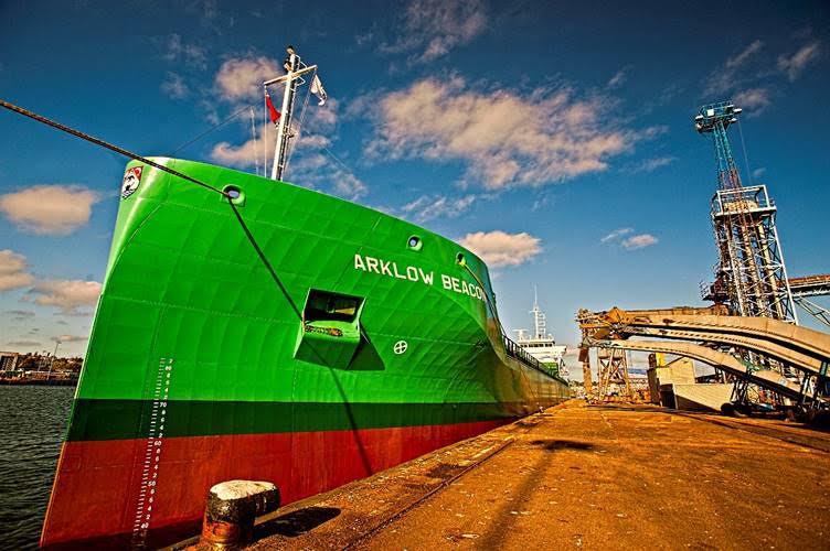 Grain handling at the Port of Ipswich