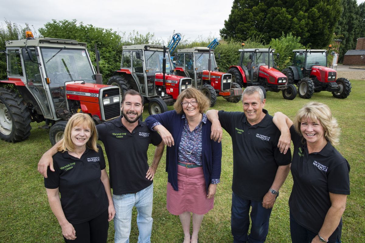 The procession was a show of support between Warwick University and Massey Ferguson
