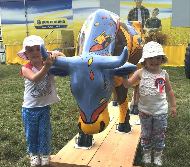 Moo Holland with CountryFile Live visitors