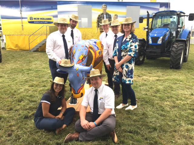 Visitors with Moo Holland at CountryFile Live