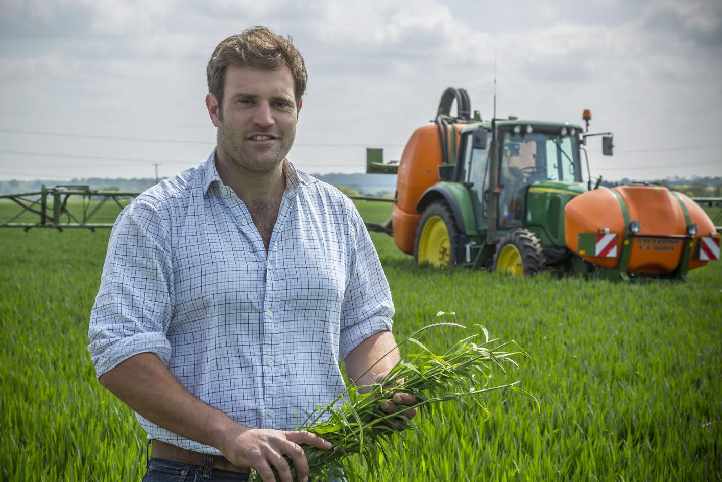 Rick Davies farms over 400 hectares of arable cropping near Olney in Buckinghamshire