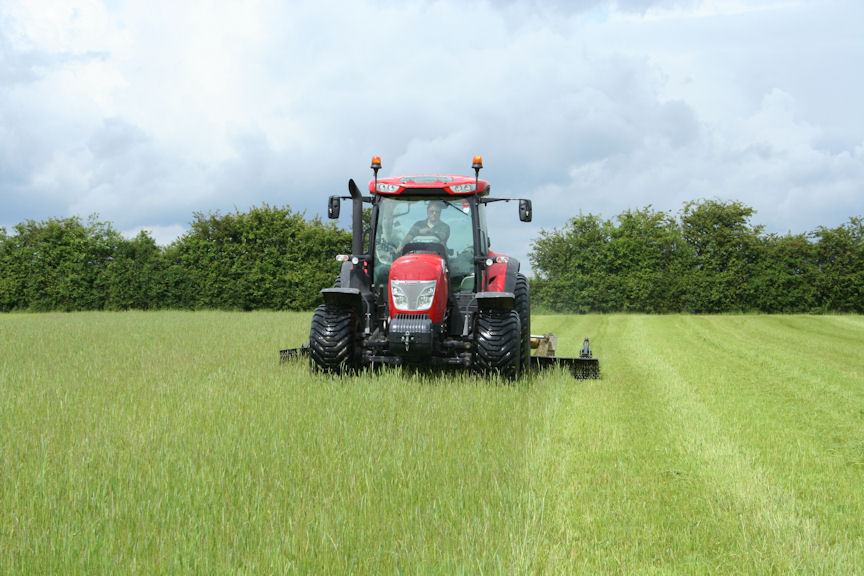 Good all-round visibility is an attractive feature of the McCormick X6 Series tractors.
