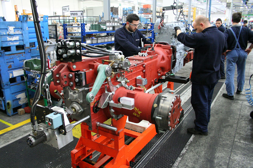 Argo has four factories making transmissions, axles and cabs, and assembing 43-212hp tractors.
