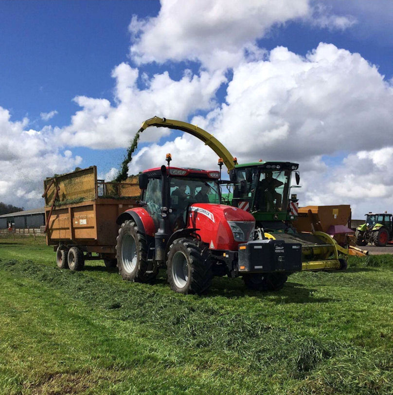 McCormick X7.660 VT Drive in action during Rodway YFC's charity fund-raising event.