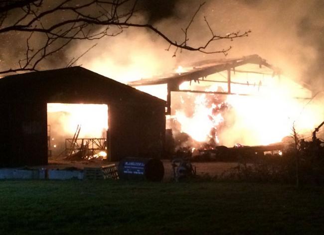 "Farms are particularly vulnerable to a deliberate fire"