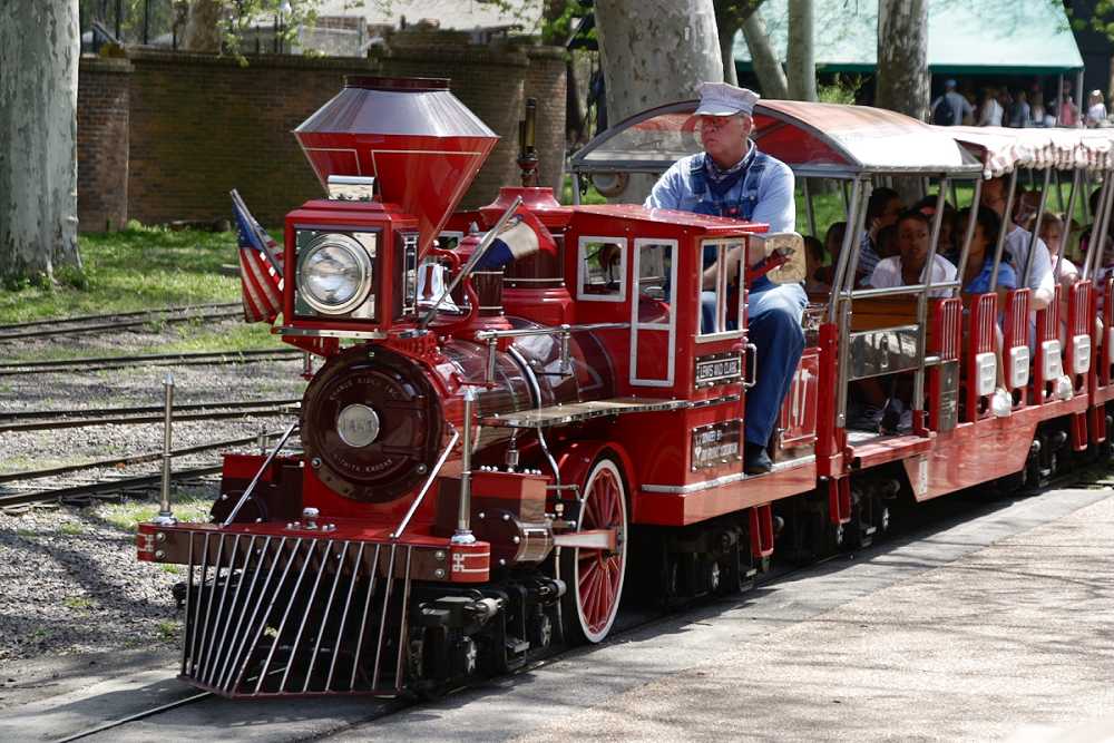 A tractor crashed into the miniature steam train carrying 50 people (Stock image)