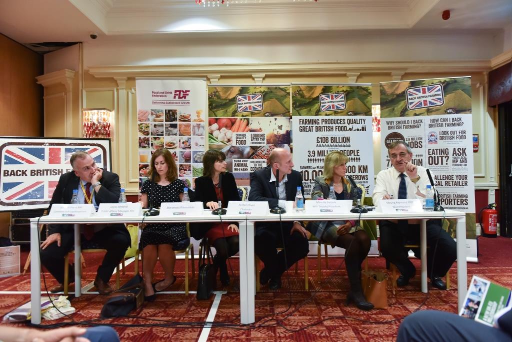 NFU President tells the Liberal Democract conference the UK has 77 million mouths to feed by 2050
