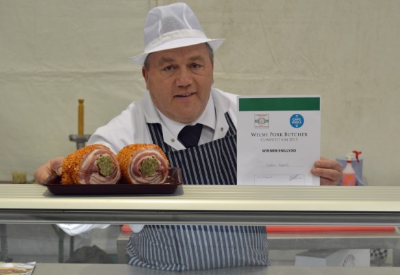 Last year’s Welsh Pork Butcher champion Clinton Roberts