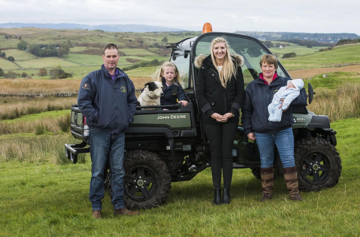 Double Olympic gold medallist Rebecca Adlington visited Scotland to raise the profile of the meat