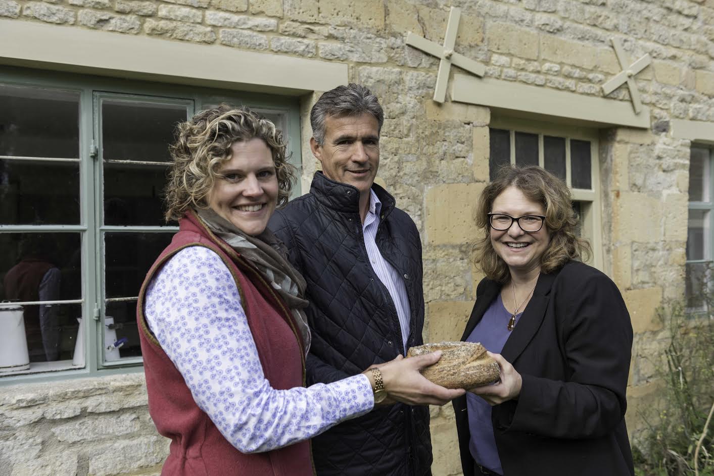 Openfield's Sarah Bell and James Dallas with General Manager Debbie Queen