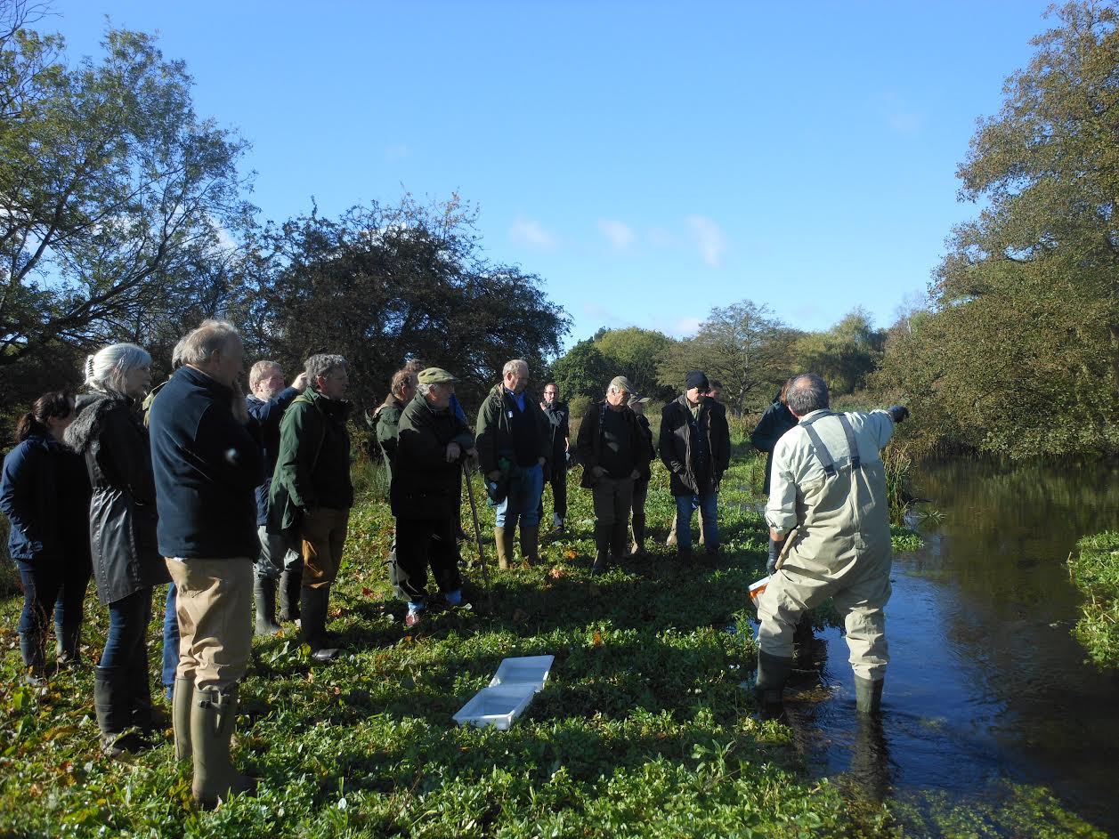 A recently formed Farmer Cluster in Norfolk met to learn more about how they can protect the river conservation measures
