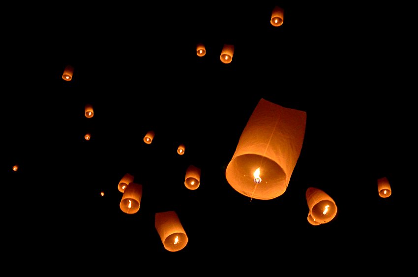 The farming industry renews their yearly message - 'sky lanterns are a danger to livestock and buildings'