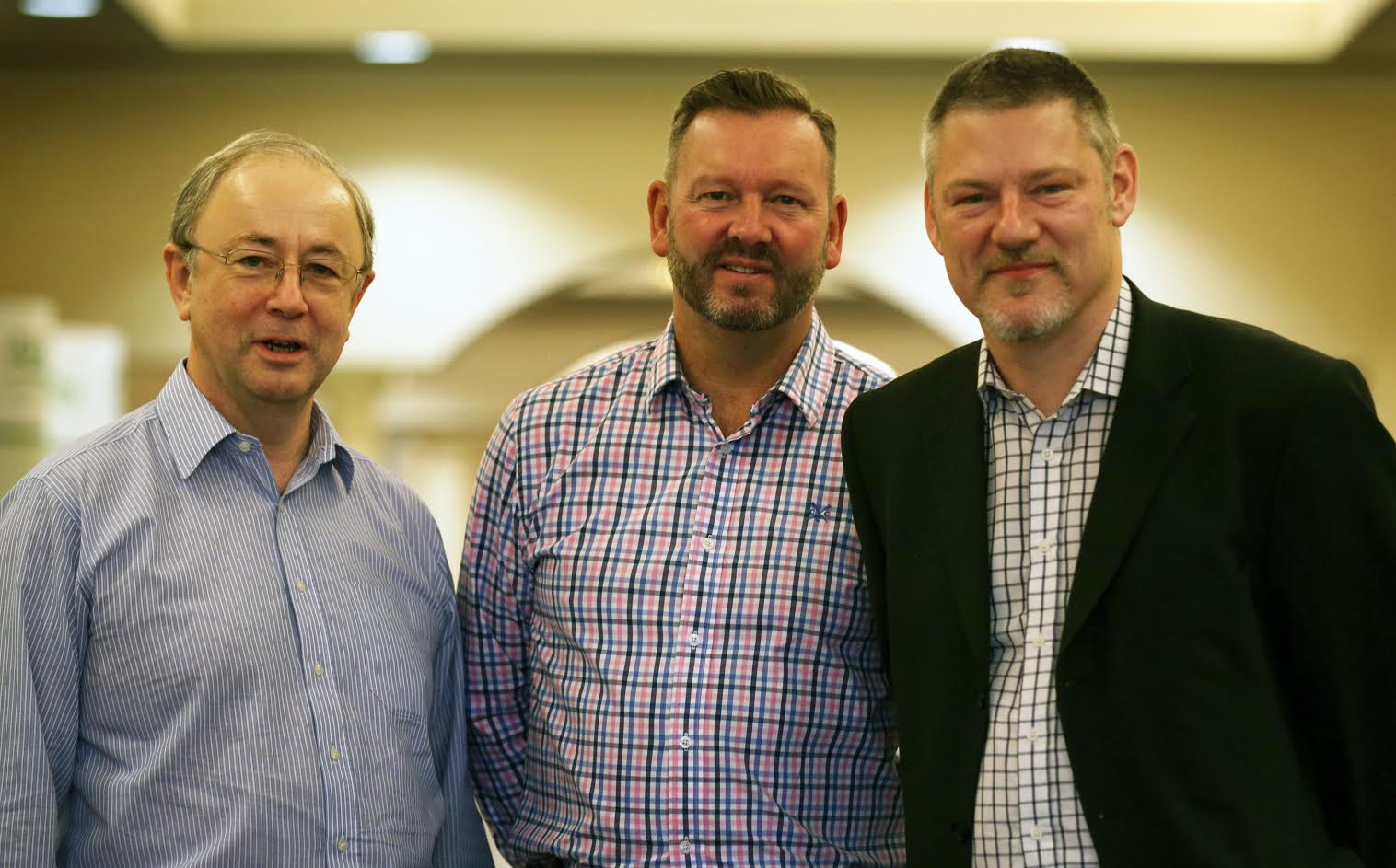 AHDB Head of Exports Peter Hardwick, AHDB Head of Crops Export Trade Development Rob Burns and AHDB Potatoes Strategy Director Rob Clayton