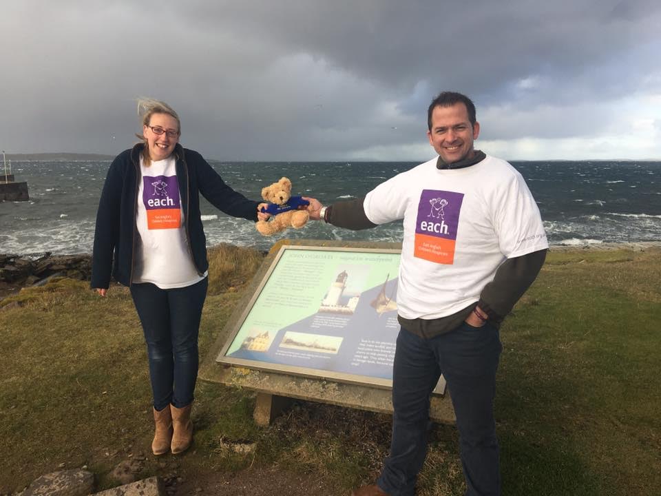 Alyson and Neil Clark travelled 990 miles from Lands End to John O’Groats