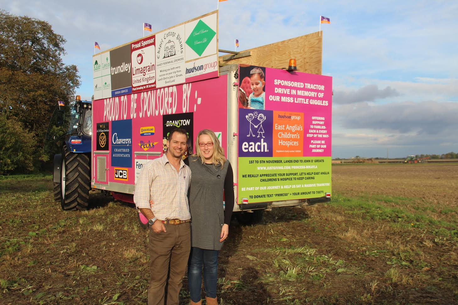 The couple made every effort to make their unusual challenge a success and were inundated with support