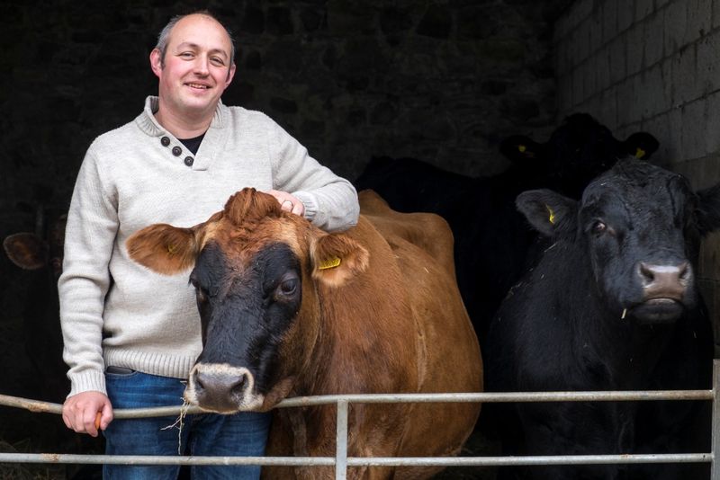 The young people live and work on the farm with Dinah and her husband