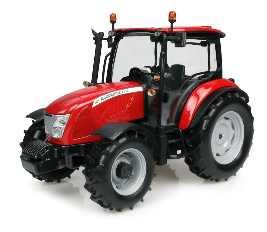 Details highlight the excellent visibility from the real tractor's cab.