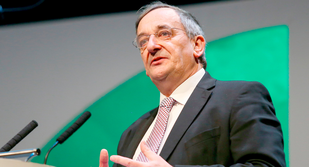 Warnings of food price increases underline importance of British food production (Photo: NFU President Meurig Raymond)