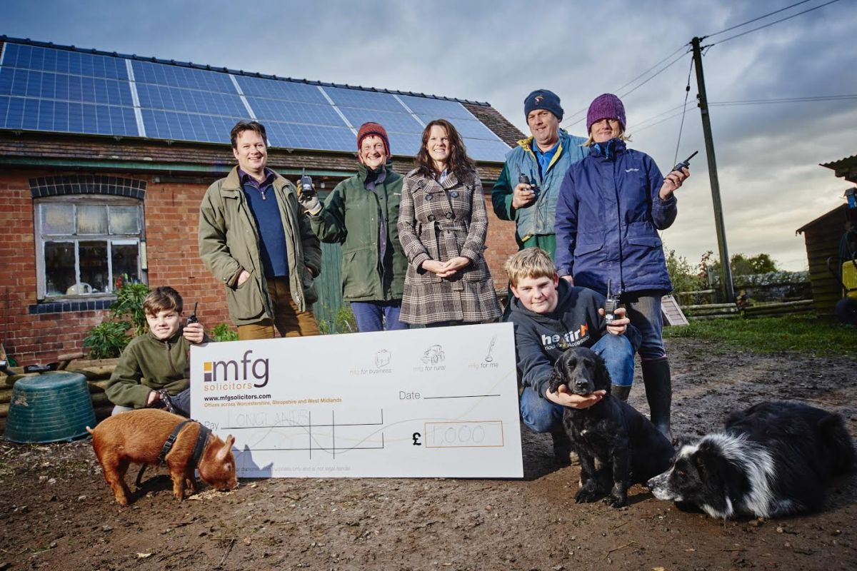 Law firm's funding helps boost teenager farming skills charity