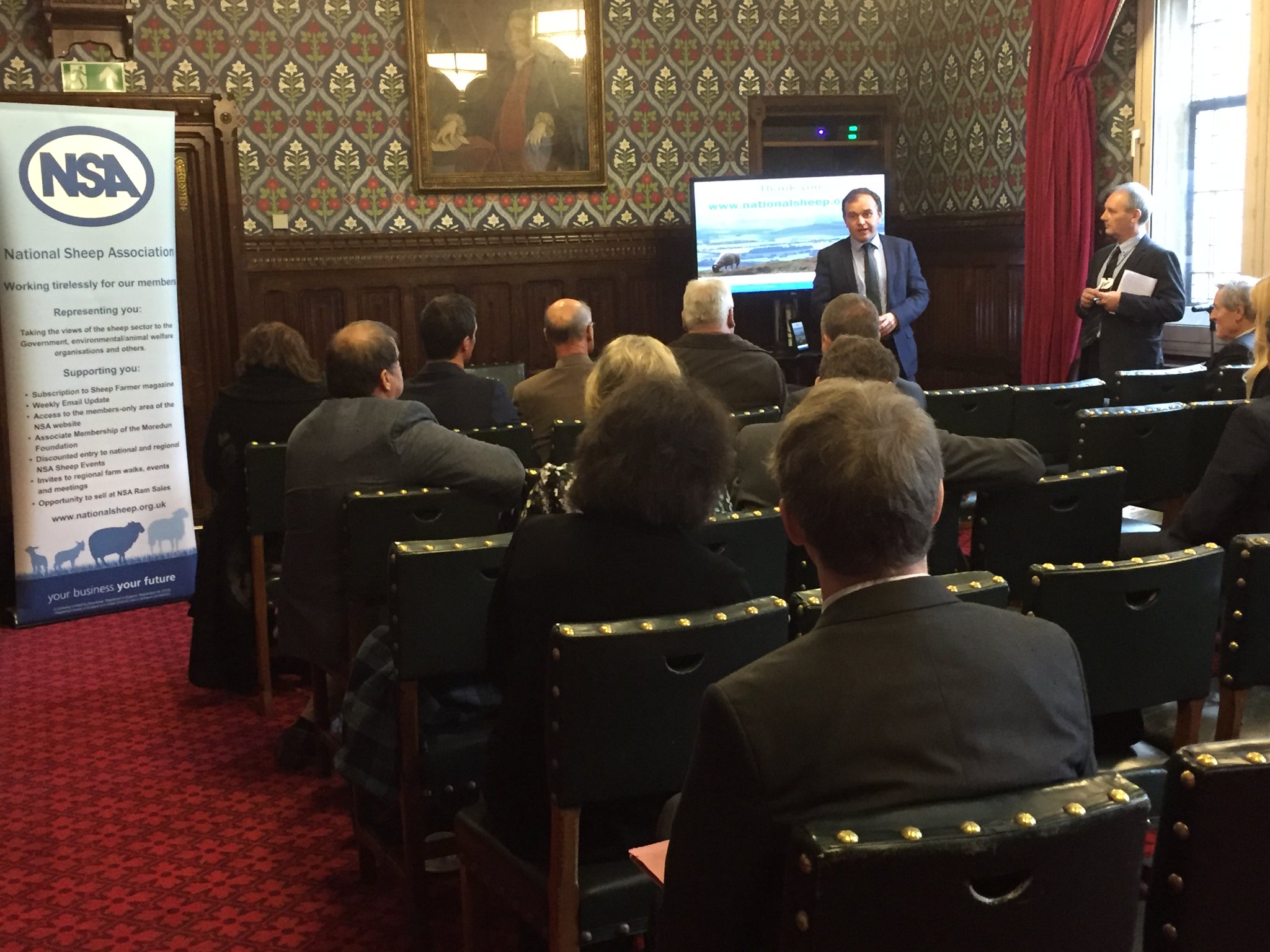 George Eustice MP kicks off sheep discussions on the sheep report in Parliament