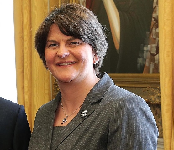 Northern Ireland's First Minister Arlene Foster