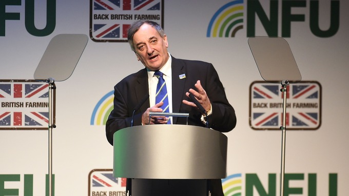 NFU President Meurig Raymond said the UK has seen 'continued extremes' in market returns for many farming sectors