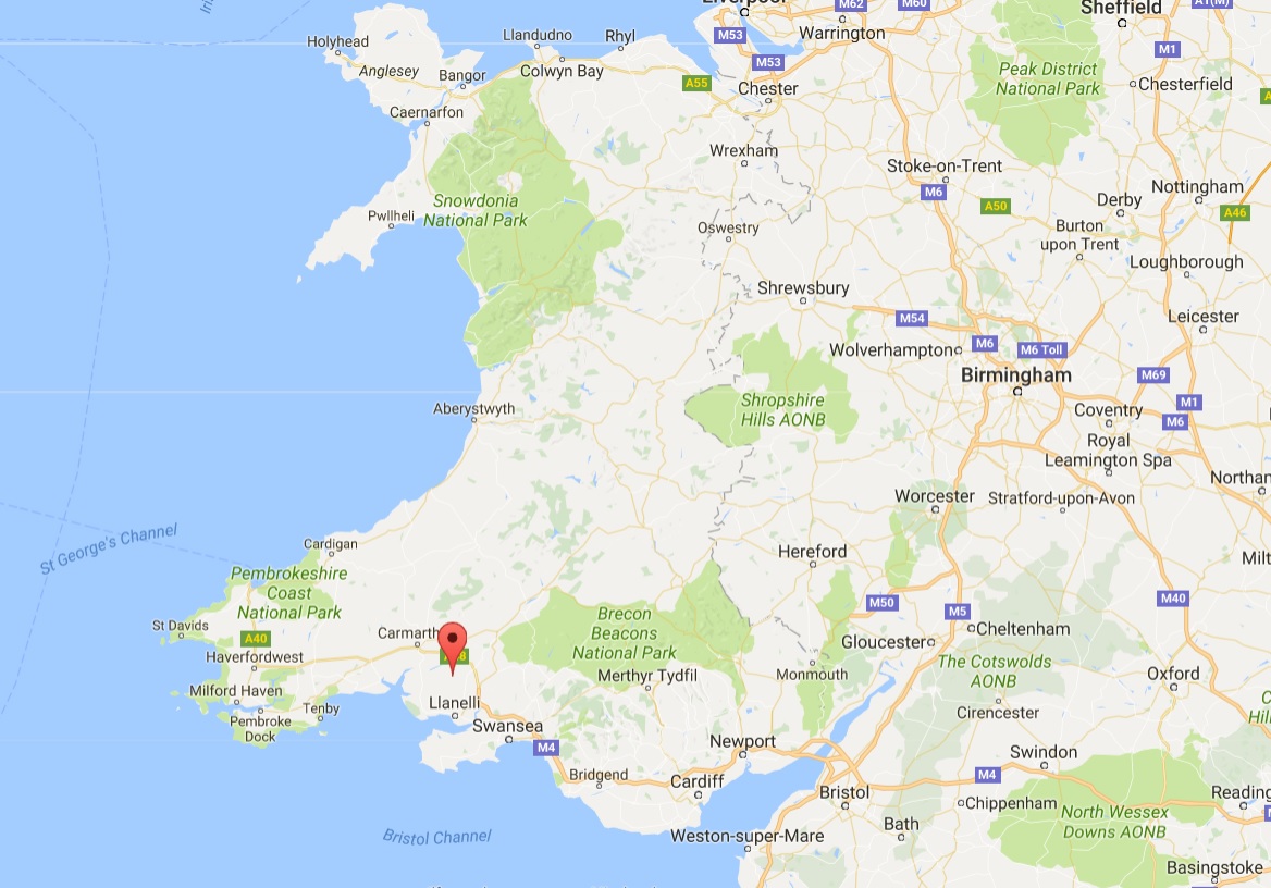 Pontyberem, Carmarthenshire (Photo: Google Maps)