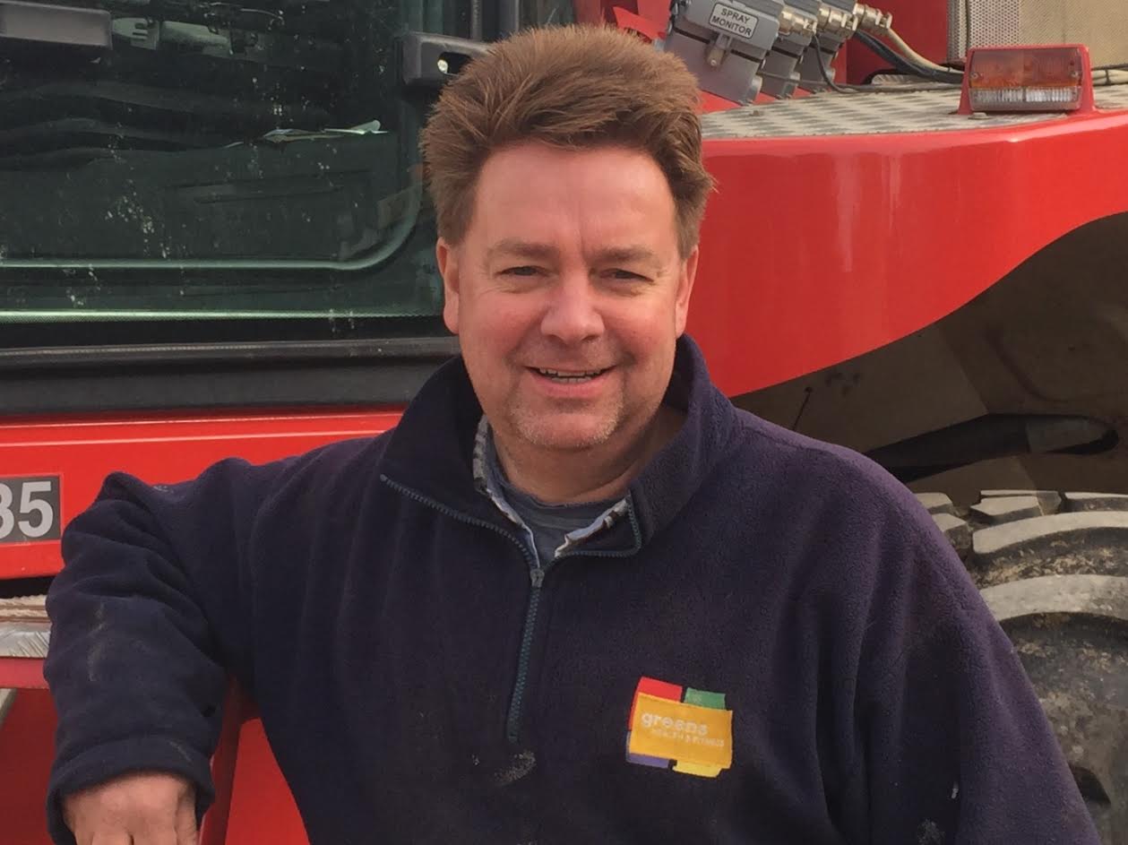 The winner, Jim Scarratt, manages 2,600 acres of arable land