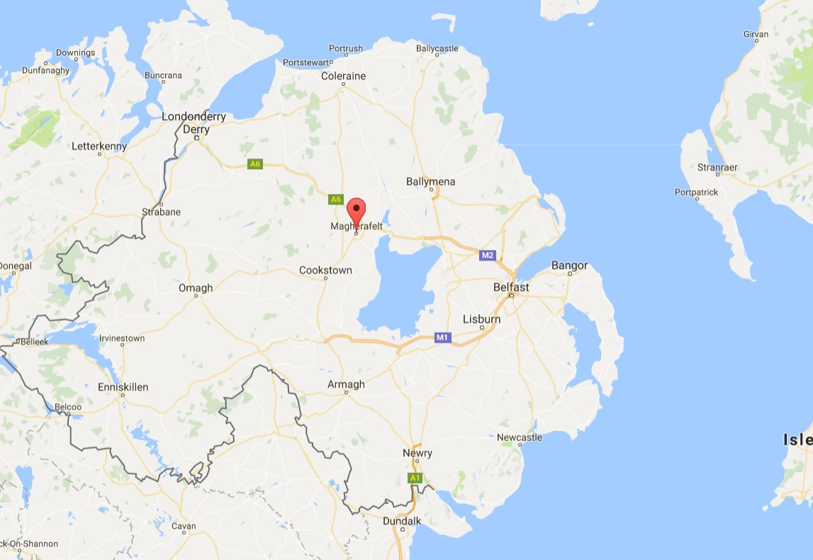 Magherafelt, Co. Londonderry (Photo: Google Maps)