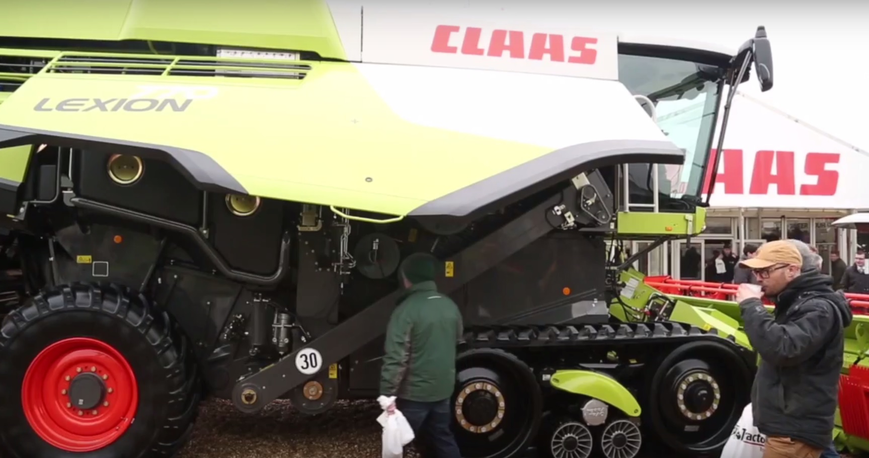 LEXION 600 combine, which for 2017 see’s the addition of a number of new features and improvements